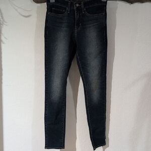 Levi's 311 Sleek Dark Wash Blue Women's Skinny Jeans 27 x 30